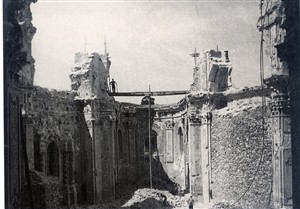 Parrocchia di Arenzano dopo il bombardamento del 14 agosto 1944
