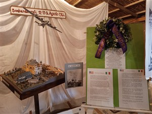 Il memoriale allestito in Parrocchia per gli 80 anni della distruzione della chiesa