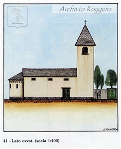 Prospetti comparativi delle chiese del 1594, del 1691 e del 1703 (scala 1:400)
