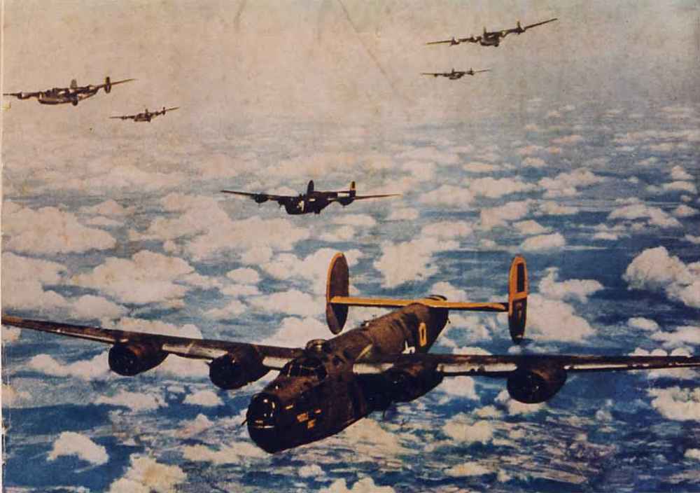 Consolidated B-24 in volo